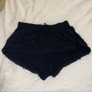 Garage Black Frill Shorts